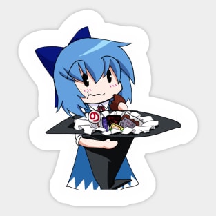 Cirno's Goody Hat Sticker